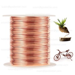ROUND COPPER WIRE SOLID BARE PURE Unplated 0.2 – 5mm Jewelry Making / Wire Craft