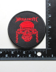 🔥MEGADETH METAL BAND MUSIC BATTLE VEST JACKET 3.25″ EMBROIDERED IRON ON PATCH