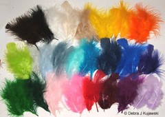 Quality 3-8″ L Fluffy Marabou Feathers in 30 colors 7 grams (1/4 oz) Approx 35
