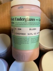 AMACO Velvet Underglazes 16 FL Oz V324 – BLUSH