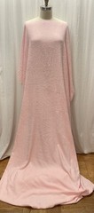 100% Cotton Terry Cloth In Pastel Pink Made in USA Fabric By The Yard 46″ Wide