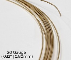 14/20 Yellow Gold-Filled Wire | Square | Dead Soft | 14-24 Gauge | 1-10 Ft | USA