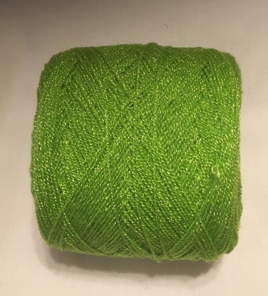 Crystal Lace yarn. Color 838. Acrylic/Rayon.900 yards 3.5oz, Each. 2 Balls