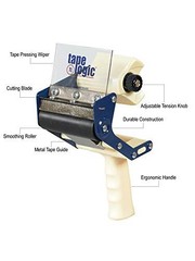 () Heavy-Duty Carton Sealing Tape Dispenser, 4′, Blue/White 1 Pack