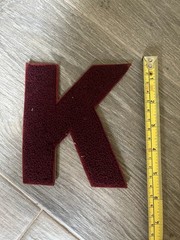 Lot of 6 Letters Numbers/Fraternity Varsity Jacket Letterman Patches Vtg