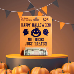 Halloween Money Card, Cash Gift, Trick or Treat Gift for Kids & Teens