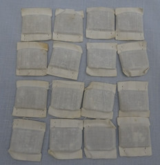 Vintage 16 count NOS Drapery Weights 1 inch Square Fabric Covered Lead – Sewing