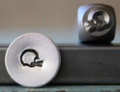 SUPPLY GUY 5mm Football Helmet Metal Punch Design Stamp SGCH-288
