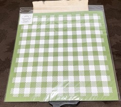 Magnolia Design Co. Reusable Silk Screen Stencil NEW 15”X 15” Buffalo Plaid 674