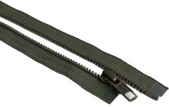 YKK #5 Antique Brass Medium Weight Metal Jacket Zipper Separating 23″ or 24″