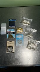 Jewelry Making Findings Supply Lot Jump Rings Wire Hoops Earring Hooks Hemp Cord