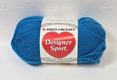 Pool Blue 3825 Red Heart Designer Sport Yarn 85g 279y No Dye Lot