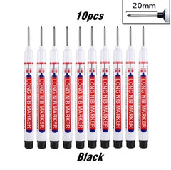 10PCS Long Nib Markers – Fast-Dry, Waterproof Pens for Wood, Metal & Glass