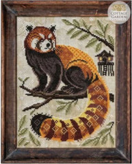 Cottage Garden Cross-Stitch Pattern- A Year in Woods 2-CGS134 The Red Panda #9