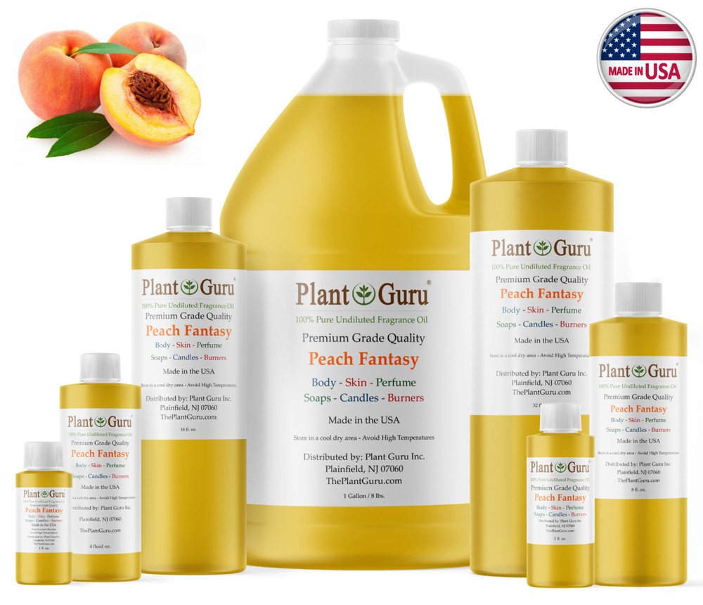 Peach Fantasy Fragrance Oil For Candle, Soap Making, Diffuser and Burners