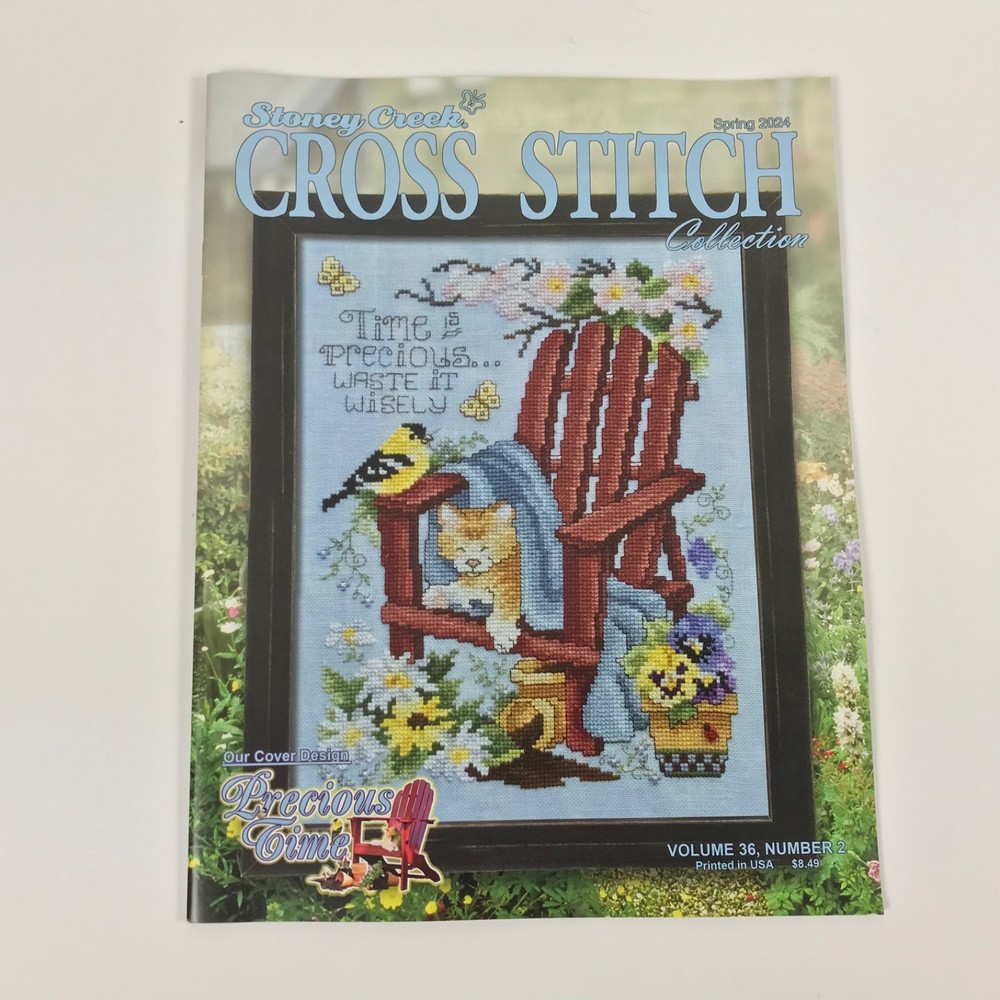 Stoney Creek Collection Cross Stitch Pattern Magazine Spring 2024 Mixed Themes