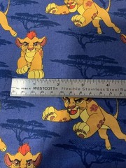 Lion Guard, Simba Scrap 9″x 21”, Cotton Fabric, Fat eighth, Lion King