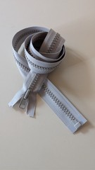 YKK #10 #576 SMOKE GRAY MARINE Zipper 45″ Double Pull Slider