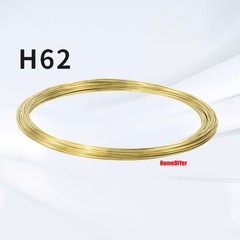 Brass Wires H62 Copper Wire Meatal Round Solid Bare DIY Craft Diameter 0.3mm-5mm