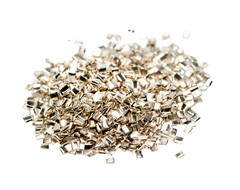 Silver Chip Solder 3 grams (~2000 pcs) 0.5 x 1.0 x 0.25mm Ultra Tiny Made in USA