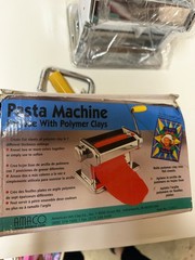 AMACO Pasta Machine Polymer Clay Soft Metal Sheets Roller w/ Box Unused