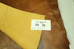 BEAUTIFUL BOURBON BROWN! cowhide remnants (P69) 1.1mm ZA82