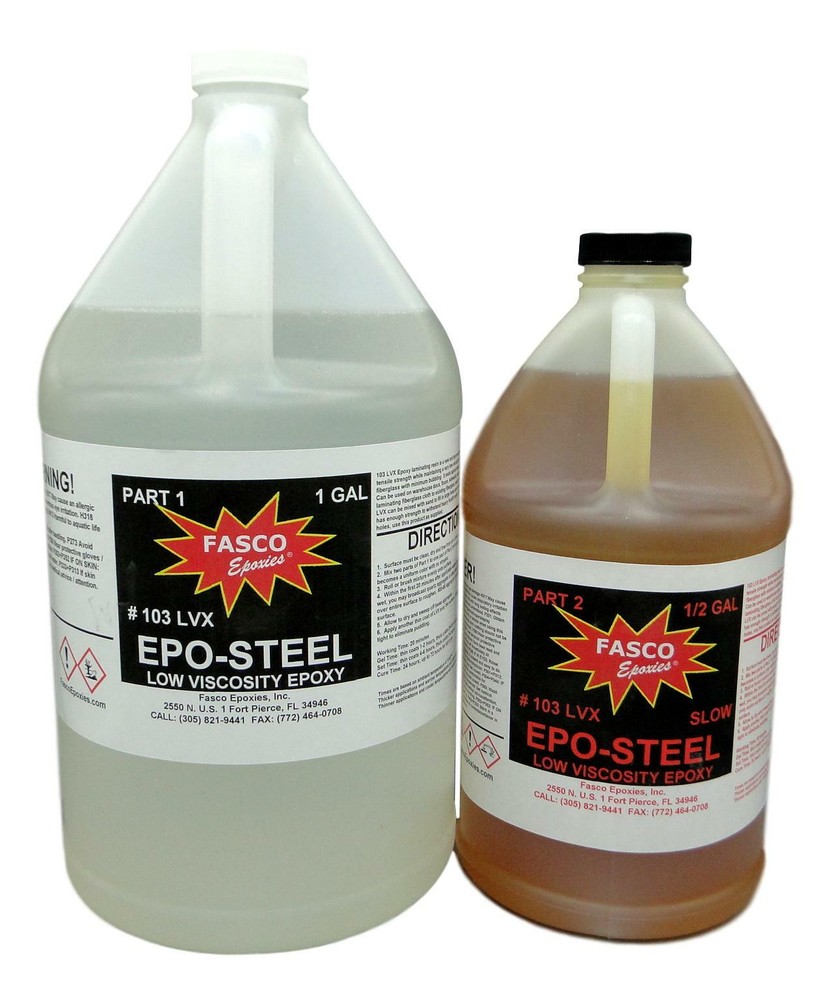 Fasco 103 LVX Epoxy Resin System – 1.5 Gallon Kit (Slow Hardener)
