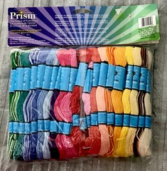 Prism 6-Strand Floss Jumbo Pack 8.7yd 105 Skeins/Pkg Assorted Colors 12 Bobbins