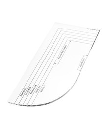 Pillowcase Dress Armhole Template