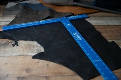 Premium Italian Cowhide Leather Scraps upholstery — Large Size Pieces 8″x10″