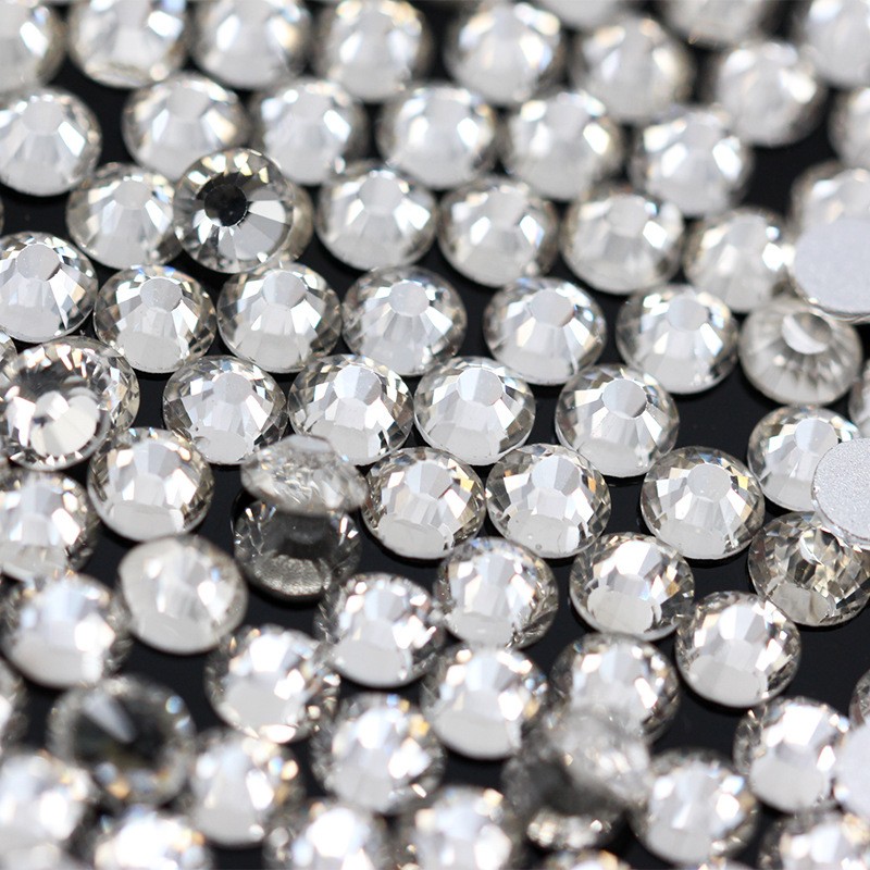 SS3-SS30 Mixed Color Glass Rhinestones: Flatback Crystal Bling Embellishments