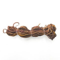 Earth Toned Color Craft Oil Tanned 25 Lace Bundles 72″ x 1/4″ Farmers Bundle