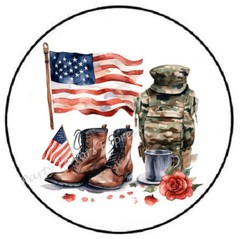 MILITARY REMEMBERENCE ENVELOPE SEALS LABELS STICKERS PARTY FAVORS