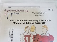 Reconstructing History Pattern #513 Florentine Lady’s Ensemble 1540s-1560s