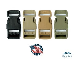 5 PACK 5/8″ Inch Plastic Side Release Buckle for Webbing Strap – MADE IN THE USA