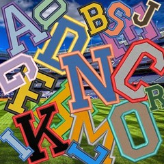 College Alphabet Patch Varsity Letterman Embroidered Iron-on Sports Bag Jersey