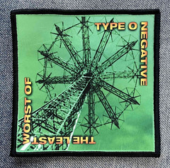 Type O Negative The Least Worst Of Sublimated Printed Patch | Metal Band Logo