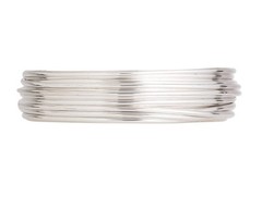 940 Argentium Sterling Silver Wire- Round- Dead Soft- 24 Gauge- 5 ft