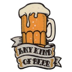 NEW Any Kind of Beer Mug Stein Patch Iron On Large 4.5” Size