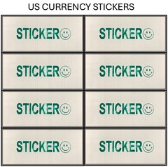 $5 Five Dollar 1882 National Bank Note (US CURRENCY STICKERS) (Lot Of 4)