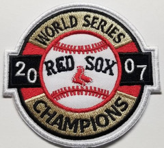 Boston Red Sox 2007 World Series Champions Embroidered Patch approx 3×3.5″