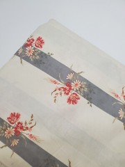3 Sisters Fabric Moda Etchings Florals Cream Stripe Sew Quilt Craft ONE YARD