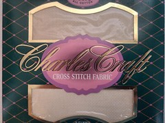 Charles Craft – Cross Stitch Fabric (18 Count Aida) – 12″ x 18″ – Natural