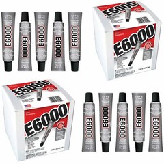 E6000 Glue Mini .18 fl oz Small Tubes Industrial Strength Adhesive – (10 Tubes)