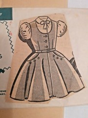 Kate Marchbanks 8130 Jumper Dress Blouse Sewing Pattern Girls 6 Years Mail VTG