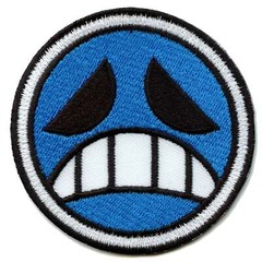Anime ACE Sad Face Sign Embroidered Iron On Patch