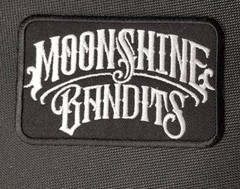 Moonshine Bandits Embroidered Patch Country Rap Duo approx 2.5X4″