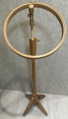 Standing 10″ Solid Wood Quilting Embroidery Hoop Adjustable Height & Tilt Sewing