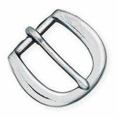 Heel Bar Buckle 1/2″ Nickel 1630-02