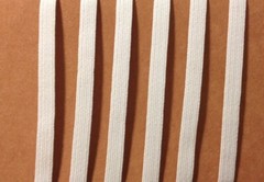 1 Yard of 1/4 inch White Elastic (Minimum 2 yards) (SOFT & STRETCHY!)